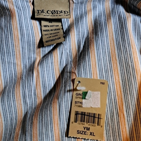 De Coded button up graphic shirt A-50 - Picture 3 of 3